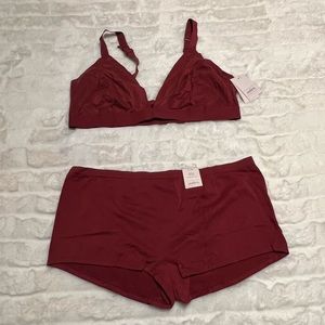 NWT Auden Bra Panty Set
